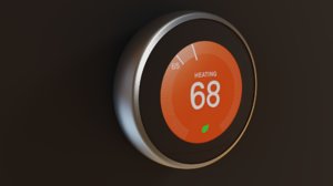nest learning thermostat 3D