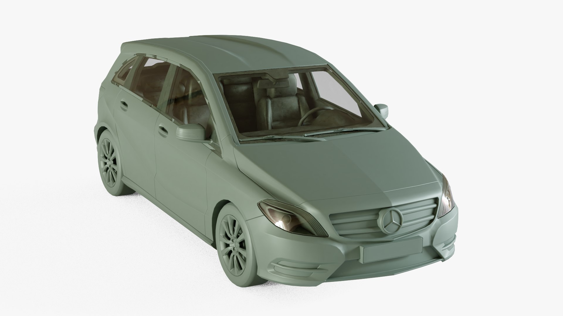 Mercedes 3D model TurboSquid 1592679