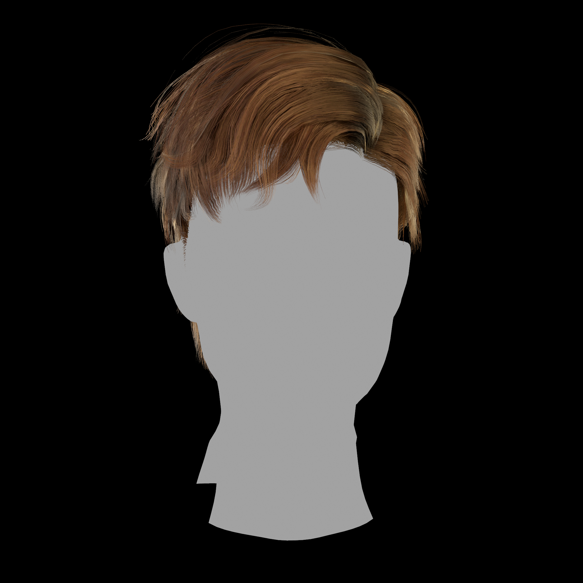 3D hair layered low-poly - - TurboSquid 1592945