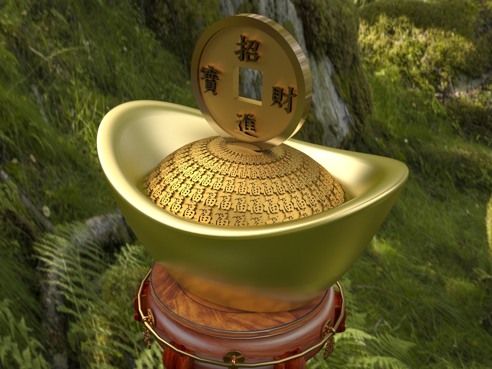 Chinese Gold Ingot 3d Model Turbosquid 1592973 Chinese Gold Ingot 3d Model Turbosquid 1592973