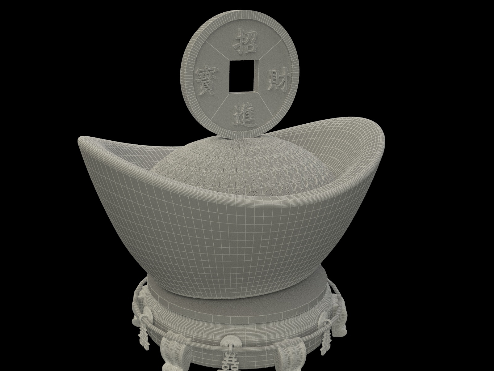 Chinese Gold Ingot 3d Model Turbosquid 1592973 Chinese Gold Ingot 3d Model Turbosquid 1592973
