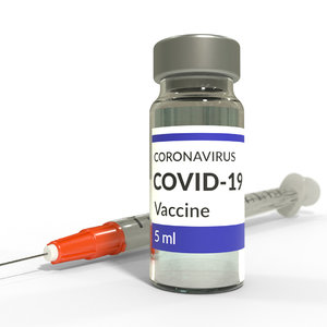 3D covid-19 vaccine syringe