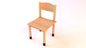 chair seat children 3D model