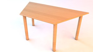 3D model furniture desk