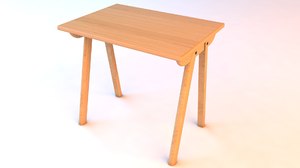 table school 3D model