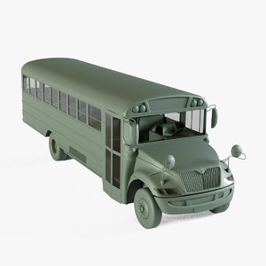 school bus 3D