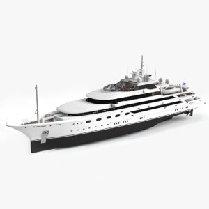 omega yacht 3D model