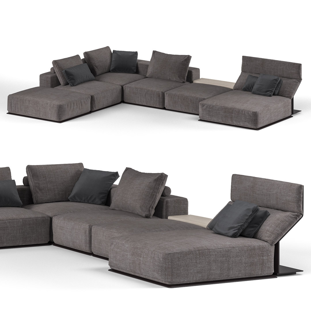 Poliform WESTSIDE sofa V13Dモデル - TurboSquid 1593073