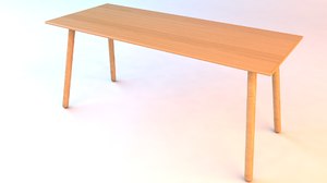 3D table furniture model
