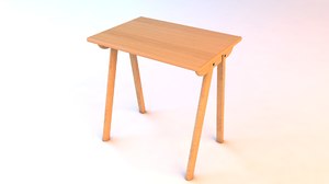 table school 3D model