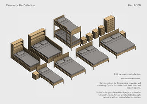 parametric bed 3D