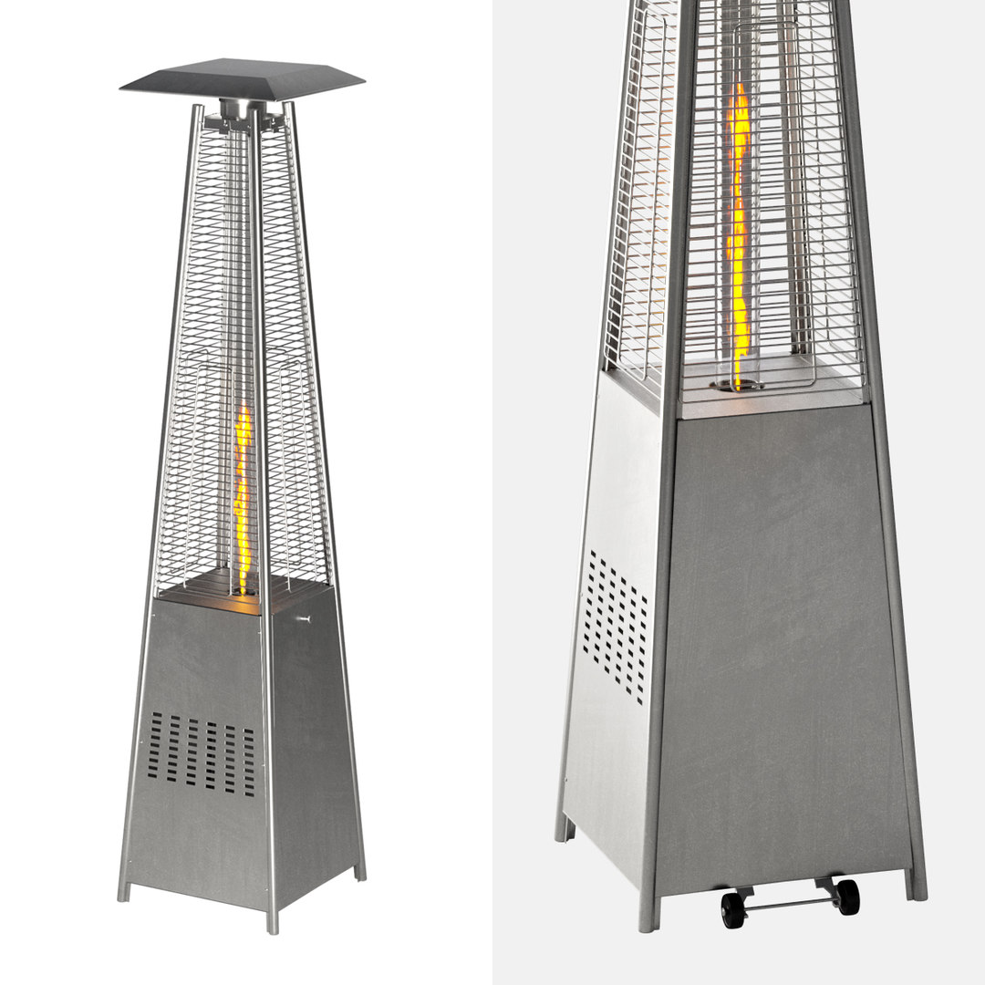 3D modern patio heater pyramid model TurboSquid 1593477