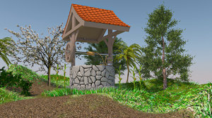 3D water villages old model
