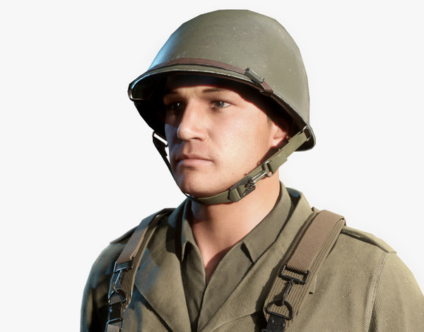 3d army man model