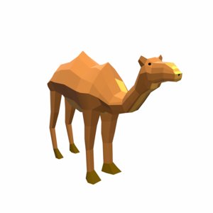 camel 3D model