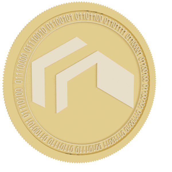 beetoken gold coin 3D model