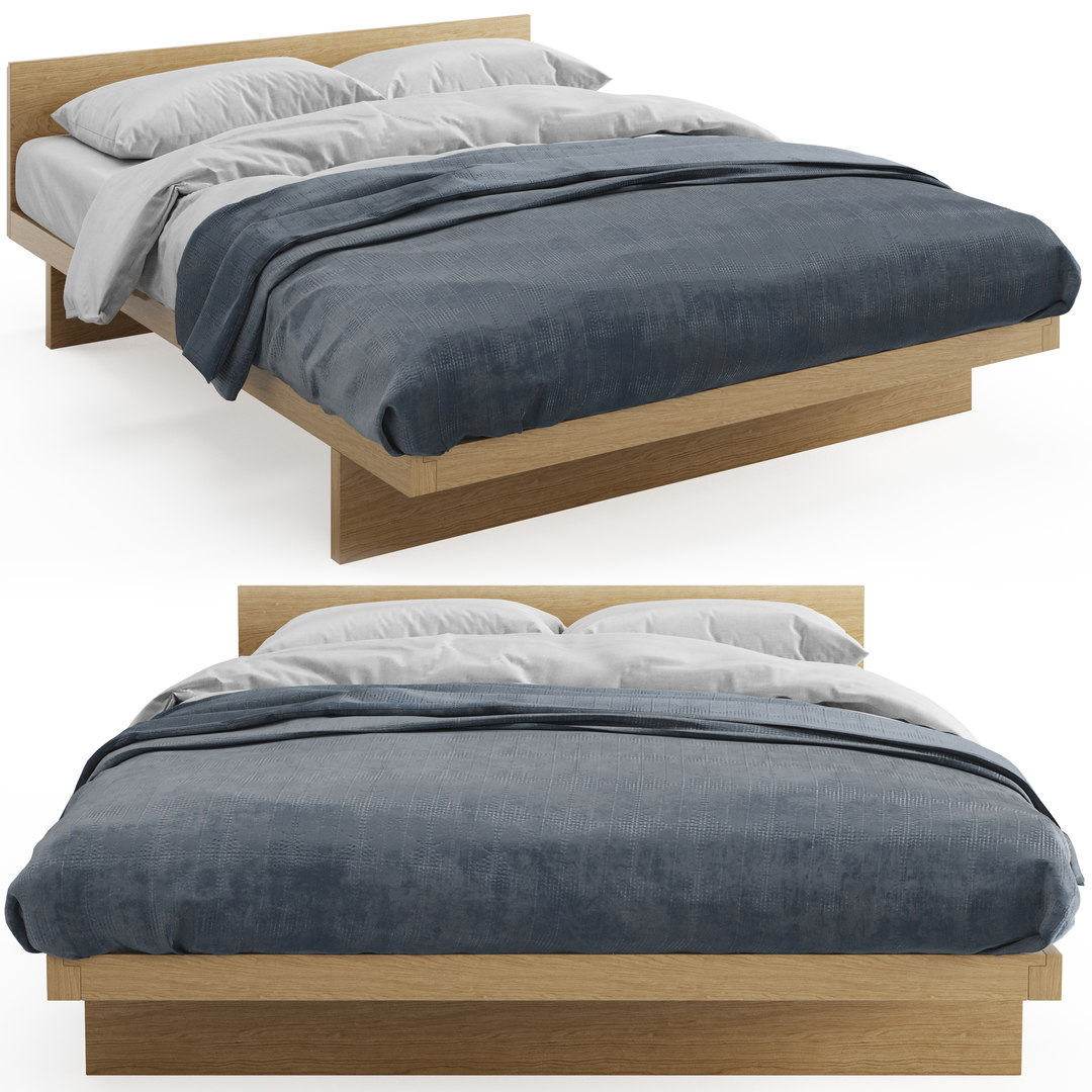 Kyoto japanese bed headboard 3D model TurboSquid 1593877