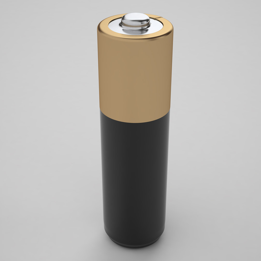 Aa Battery 3d Model Turbosquid 1593927