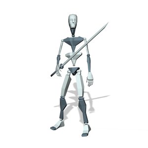Soldier sword walk fall back