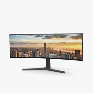 3D generic curved monitor