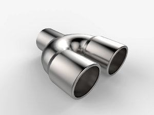 3D exhaust pipe