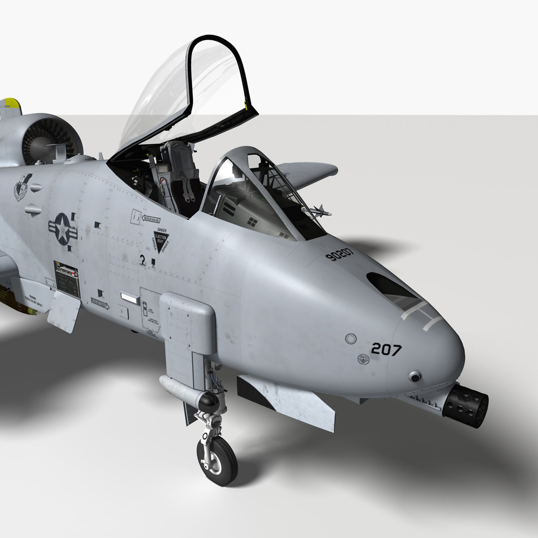 A10 warthog model - TurboSquid 1594153