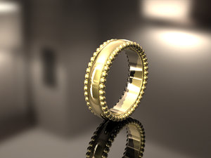 3D bead ring model