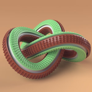 3D model abstract knot