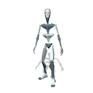 Male walking to stand idle
