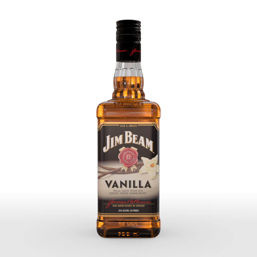 Jim Beam Vanille 70cl Flasche 3DModell TurboSquid 1594491