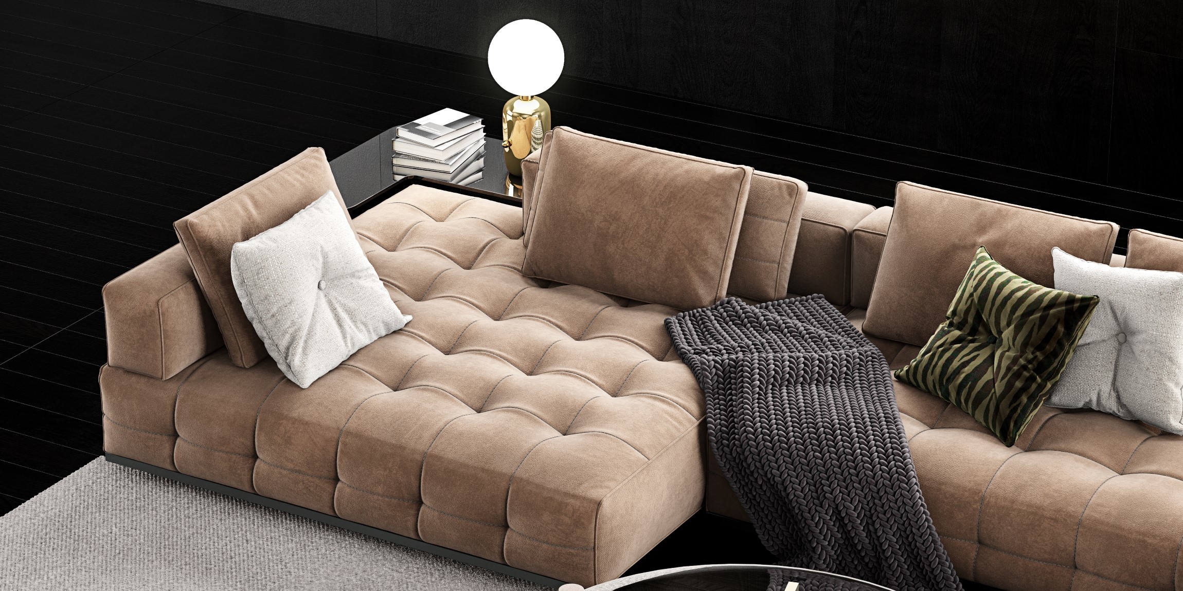 Modello 3D Minotti Lawrence Clan Sofa - TurboSquid 1594524