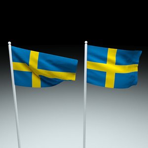 sweden flag model