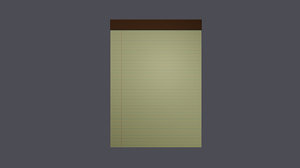 asset legal pad model