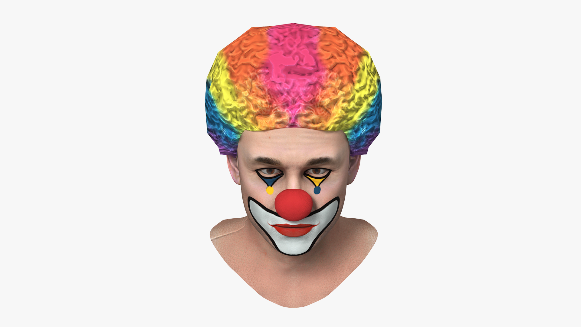 clown heads collection3d模型