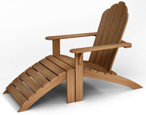 adirondack chair 3D model