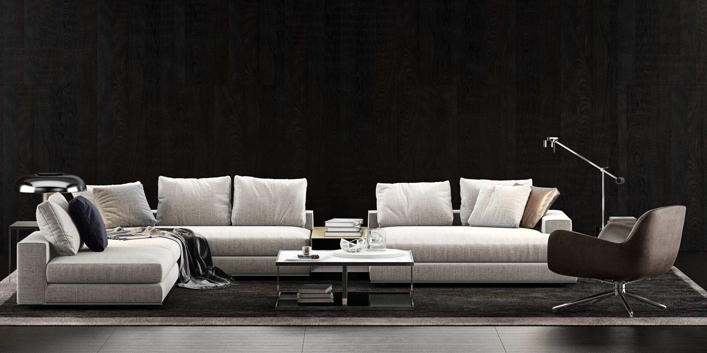 Minotti hamilton sofa 3D model - TurboSquid 1594852