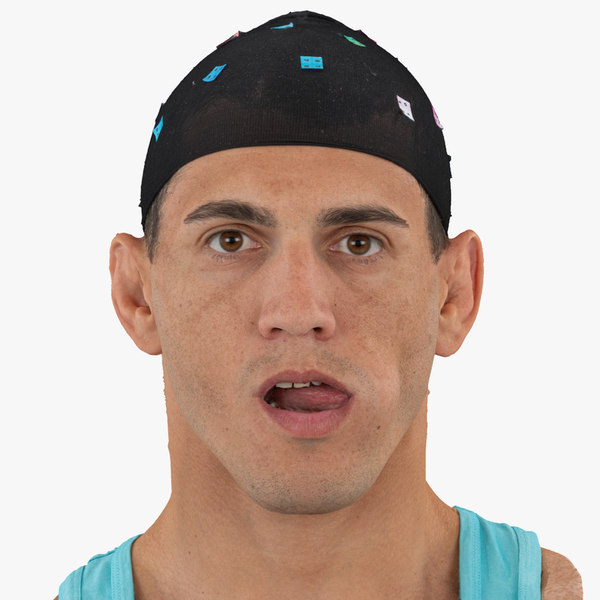 3d mike human head tongue model