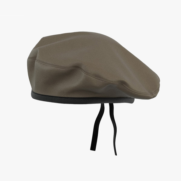 3D military beret TurboSquid 1595682