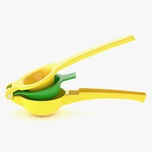 3D model squeezer lemon lime