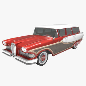 edsel bermuda 1958 3D model