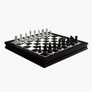 chess set 3D