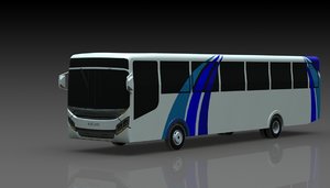 3D model bus