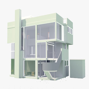3D model smith house revit