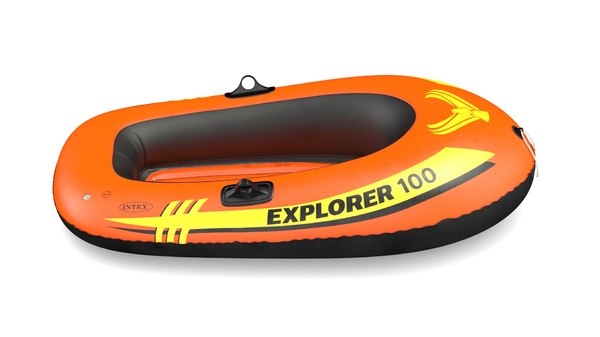 Intex Explorer 100 Schlauchboot Serie 3d Modell Turbosquid
