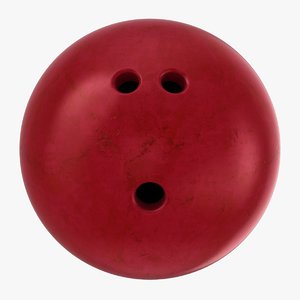 3D bowling ball small model