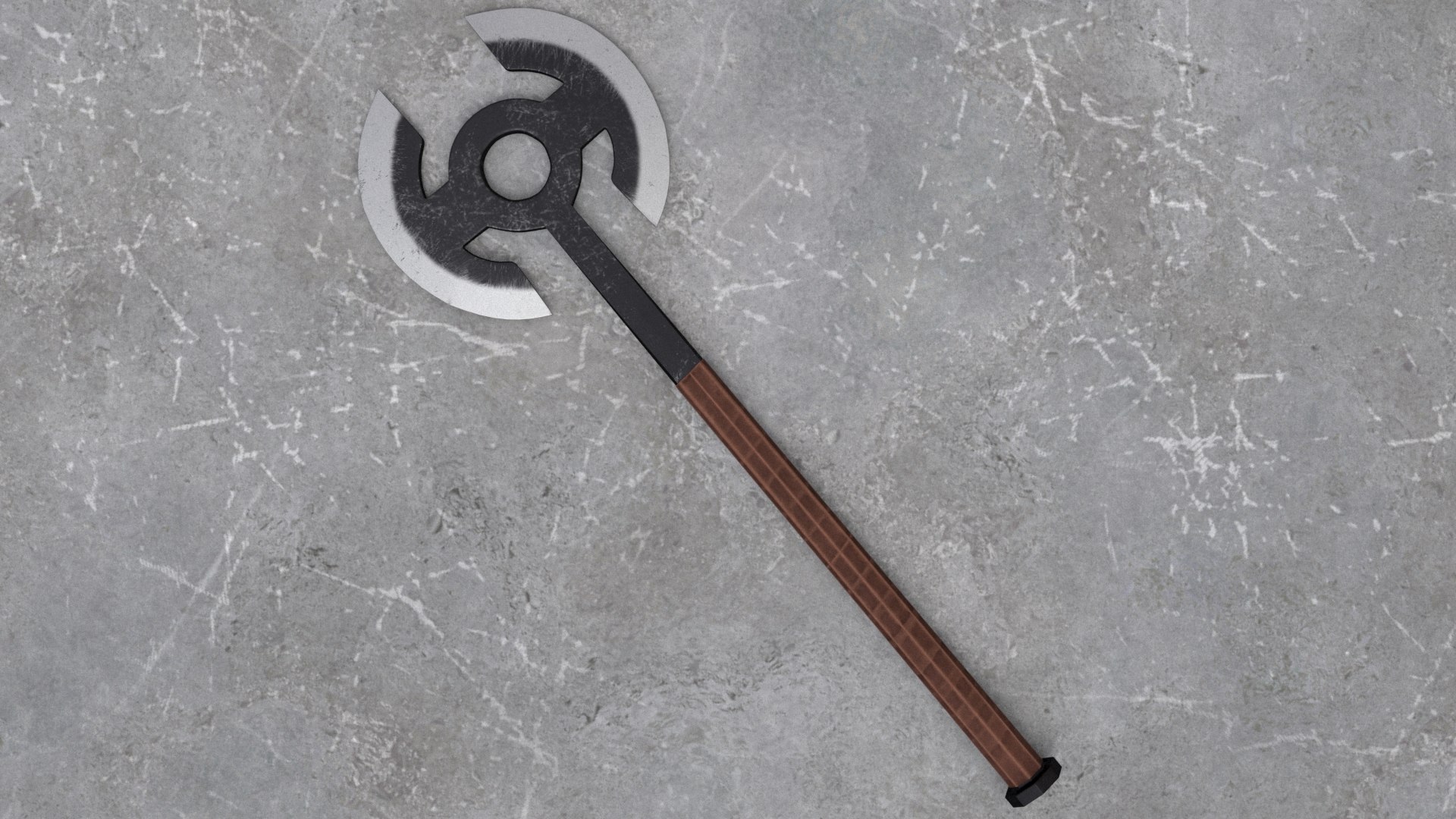 3D labrys metallic TurboSquid 1596402