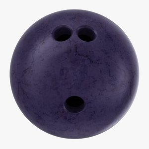 3D model bowling ball x-large