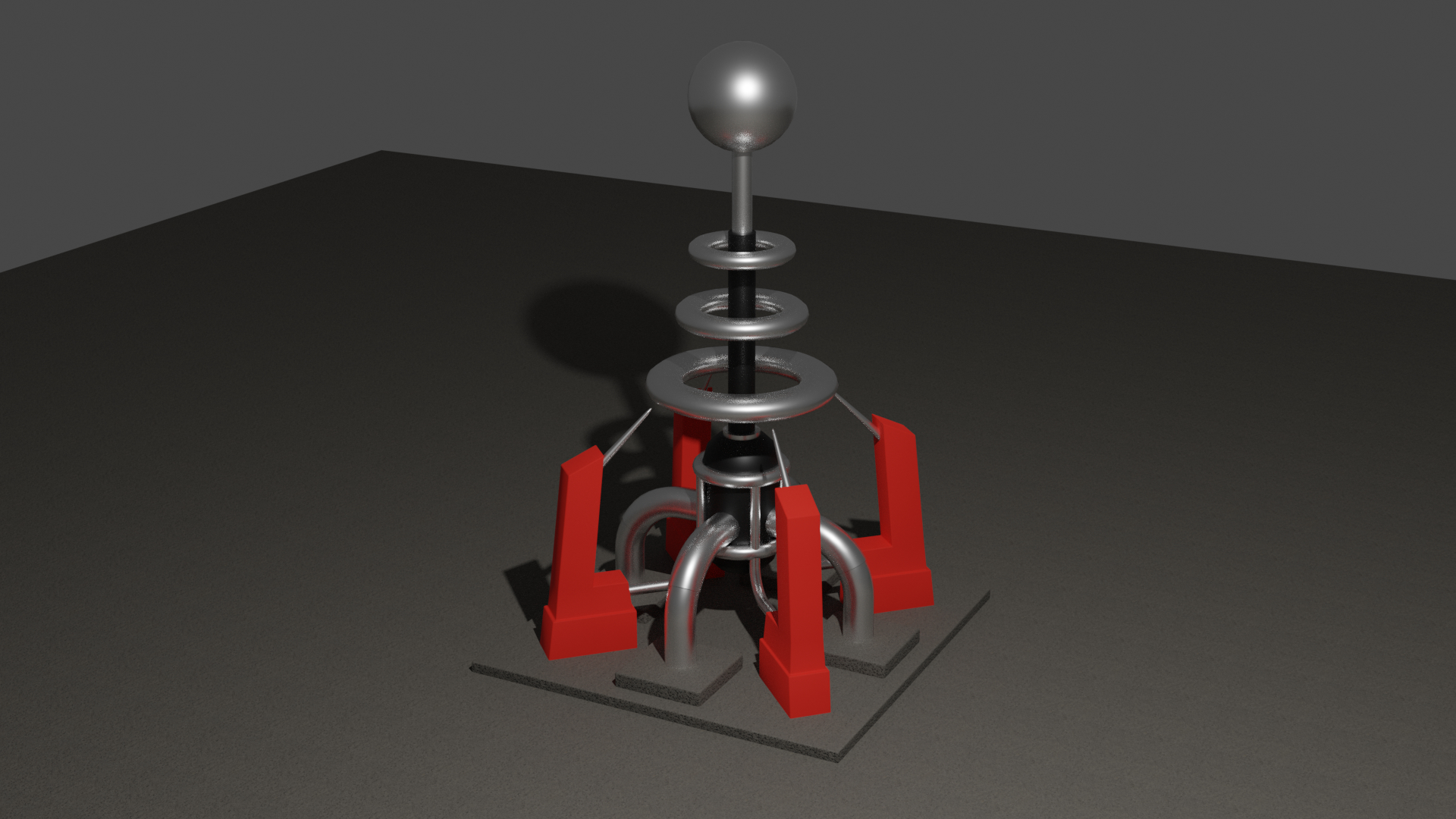 3D tesla coil turret model TurboSquid 1596372