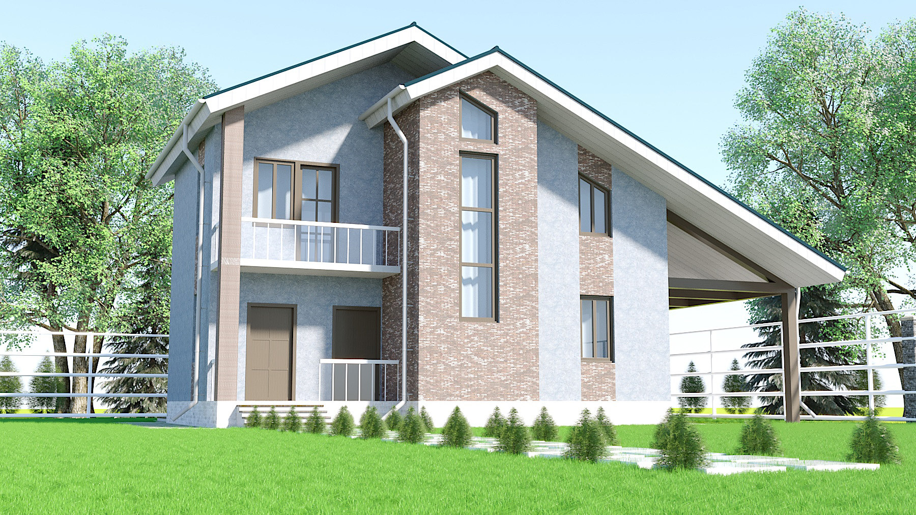 Exterior house design 3D model TurboSquid 1596888