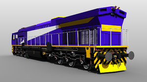 5 locomotive bheem indian 3D model